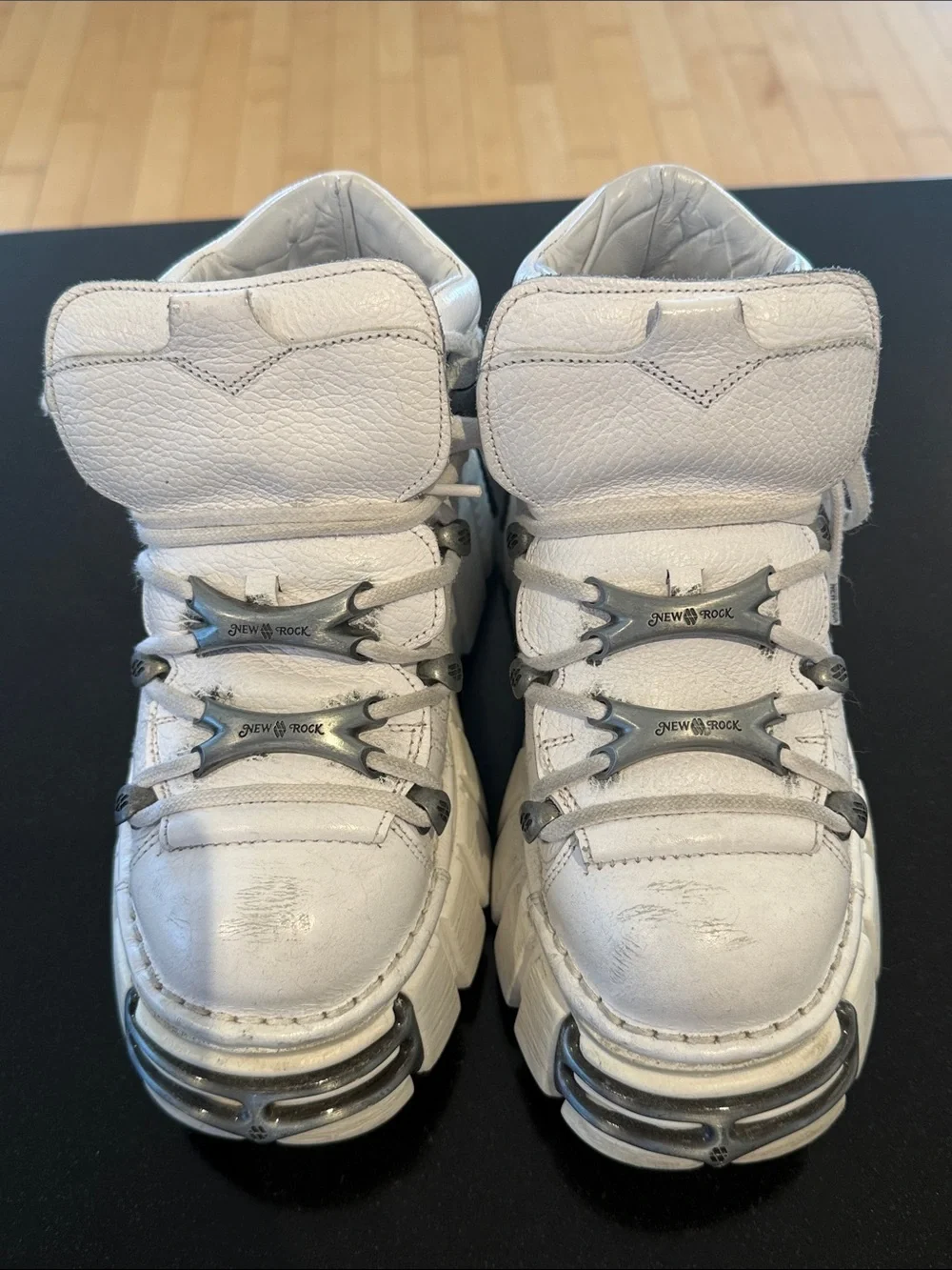New Rock White Platforms